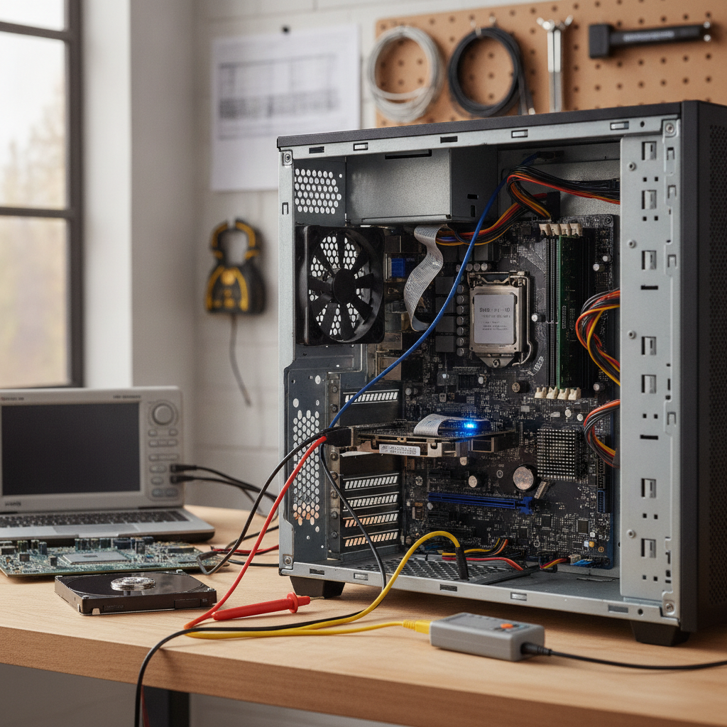 Computer Diagnostics - no people or no text