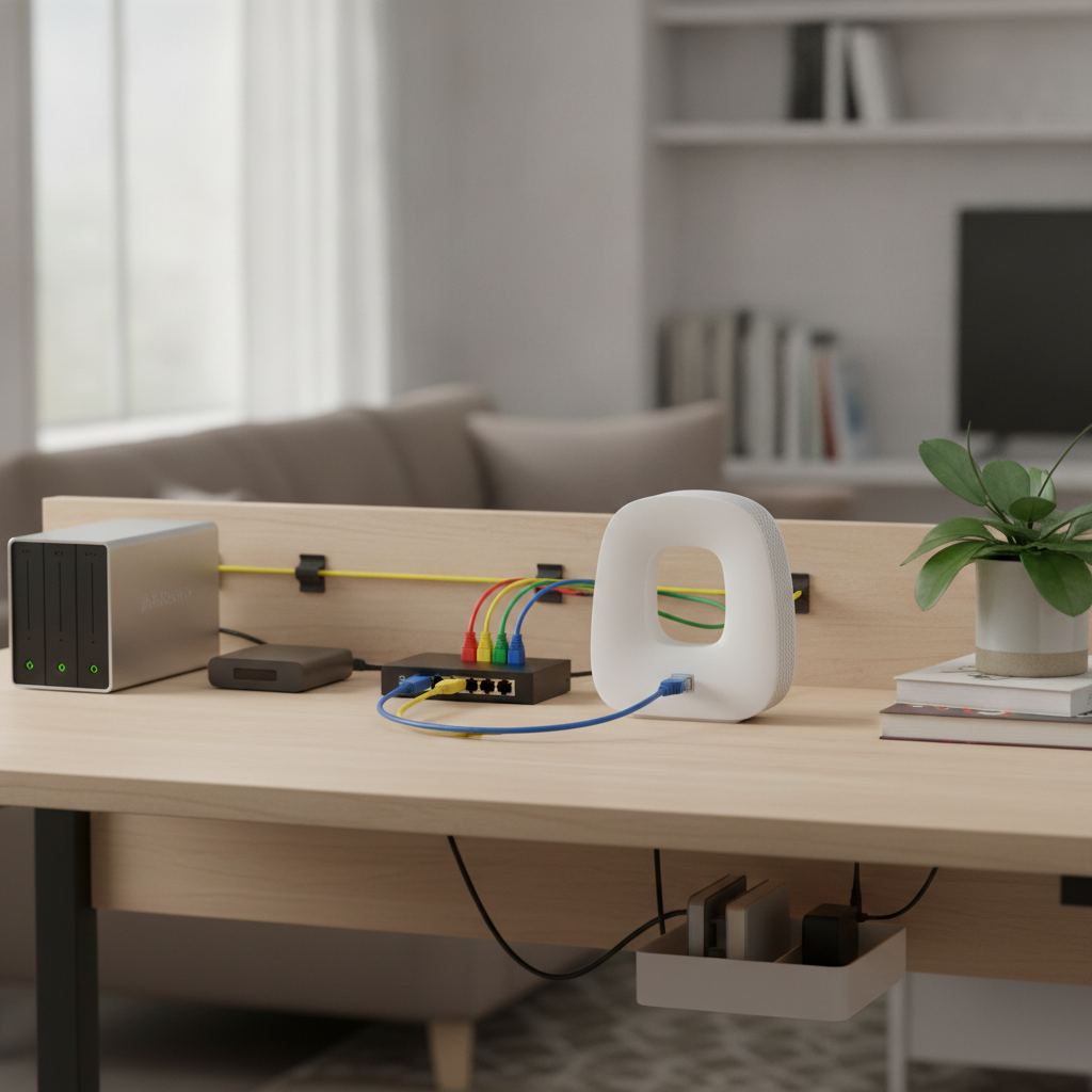 Home Network Setup - no people or no text