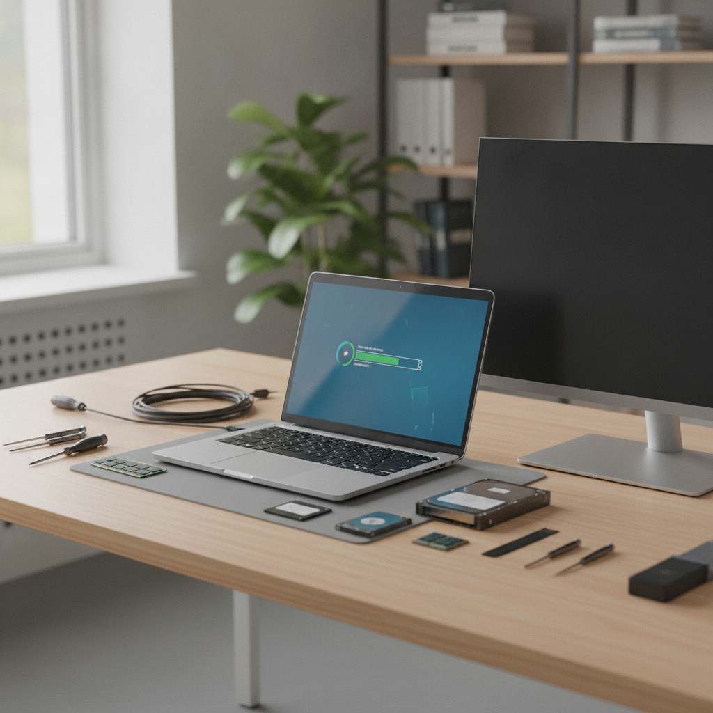Operating System Reinstall - no people or no text